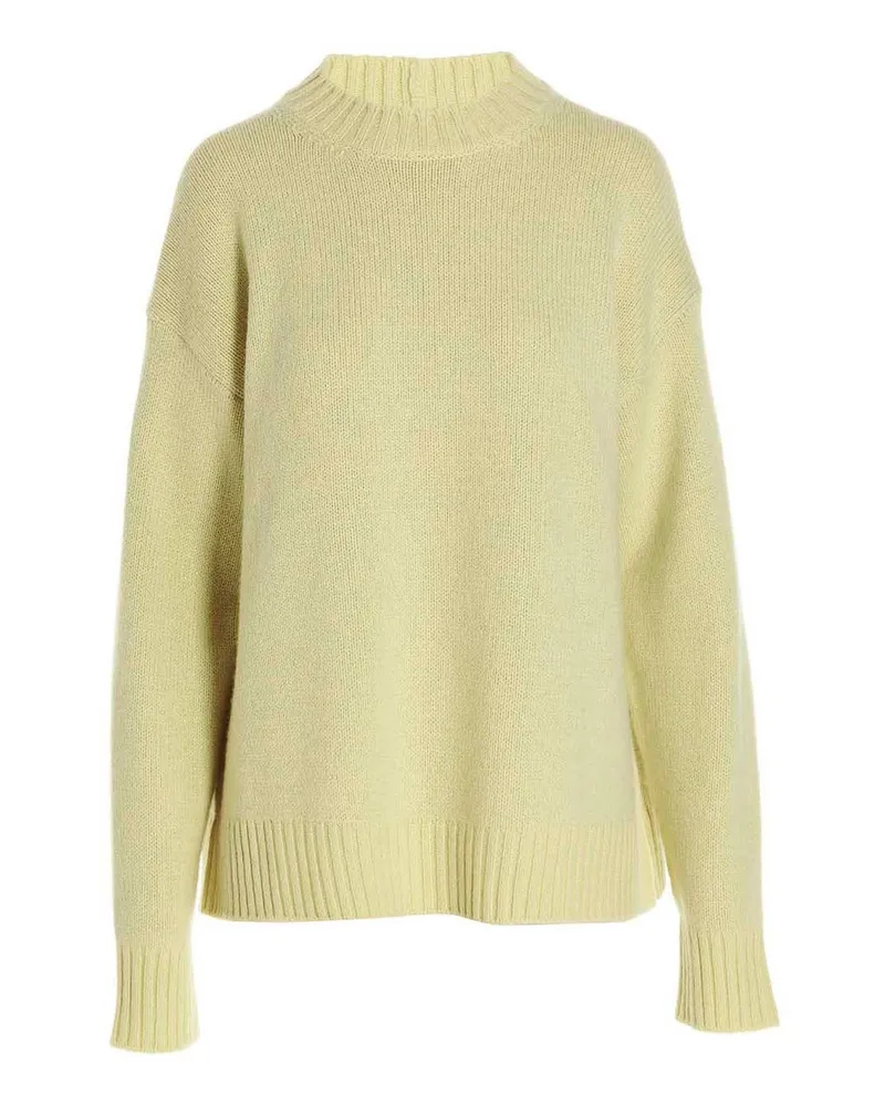 Jil Sander Rundhalspullover - Gelb Gelb