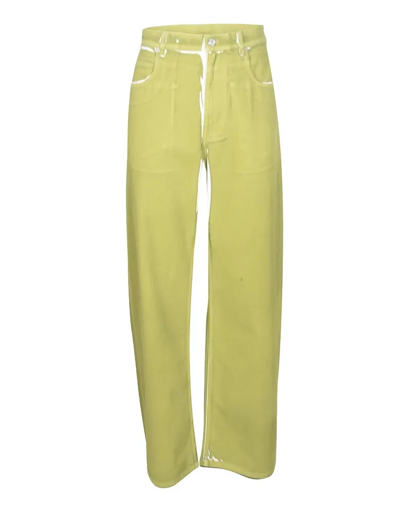 Marni Straight Leg Jeans - Gelb Gelb