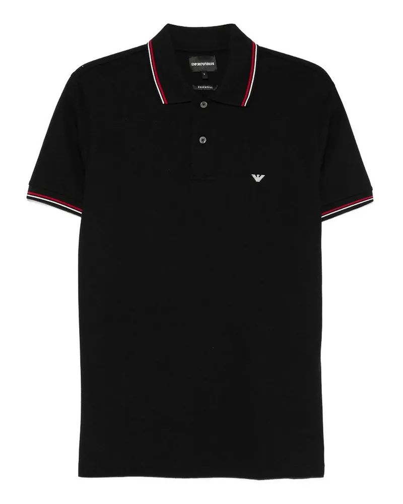 Emporio Armani Rundhalspullover - Schwarz Schwarz