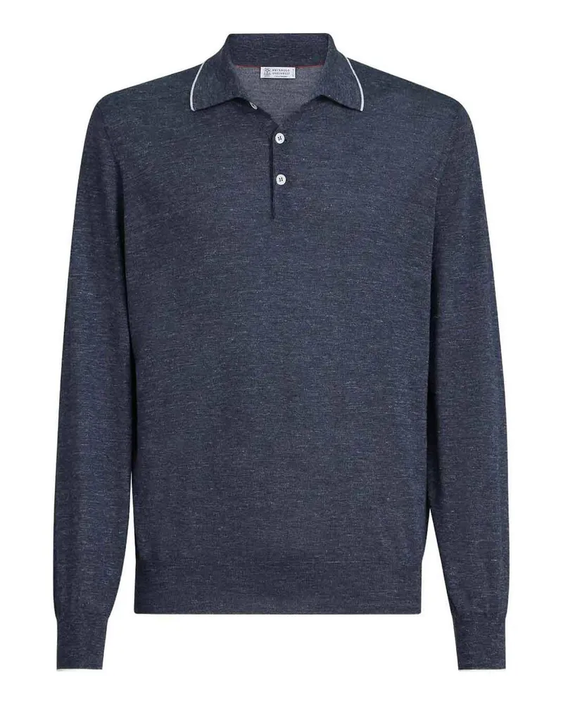 Brunello Cucinelli Poloshirt - Blau Blau