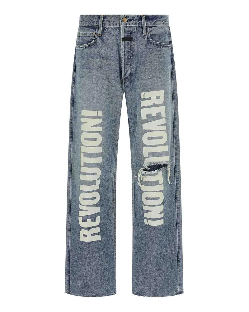 Fear of God Bootcut Jeans - Blau Blau