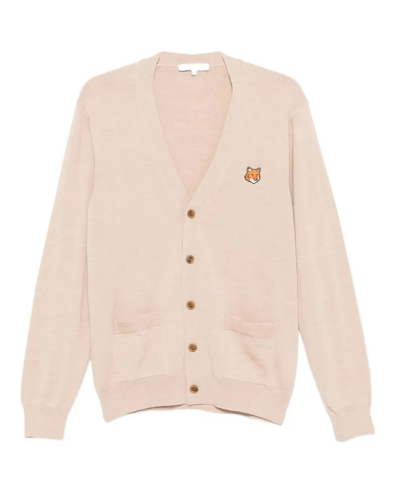 Kitsuné Rundhalspullover - Beige Beige