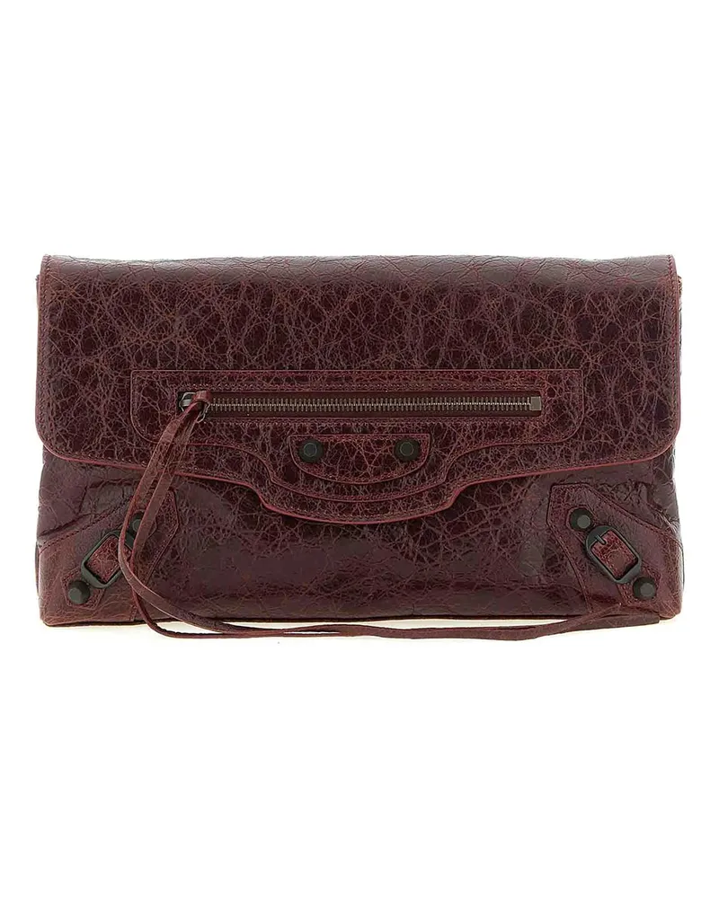 Balenciaga Clutch - Bordeaux Dunkelrot