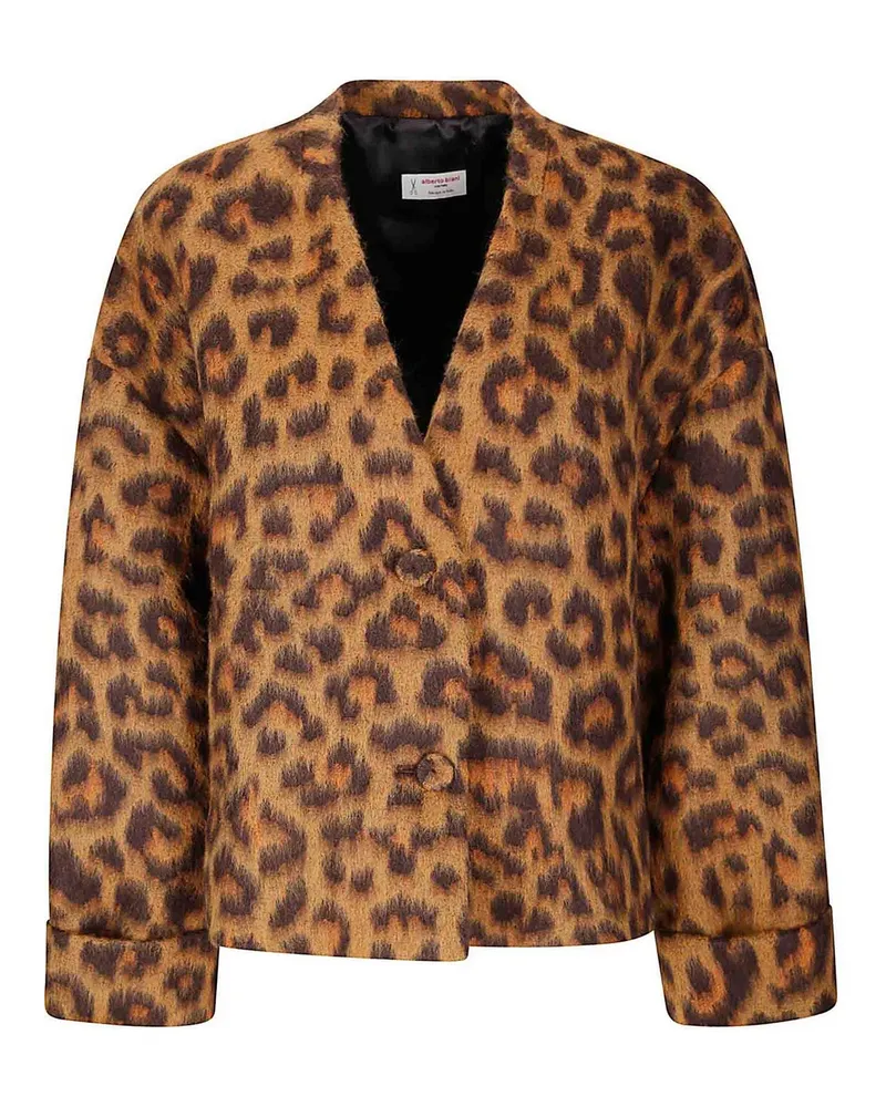 Alberto Biani Casualjacke - Dunkelrosa Dunkelrosa