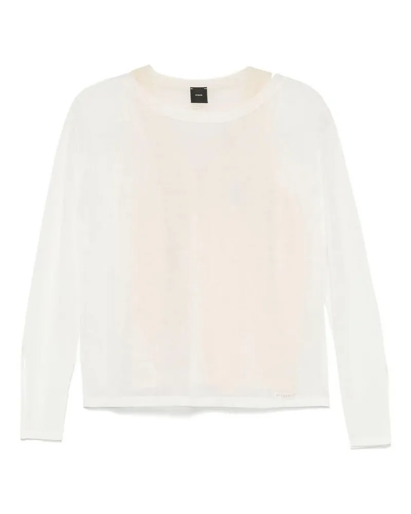 Pinko U-Boot-Pullover - Weiß Weiß