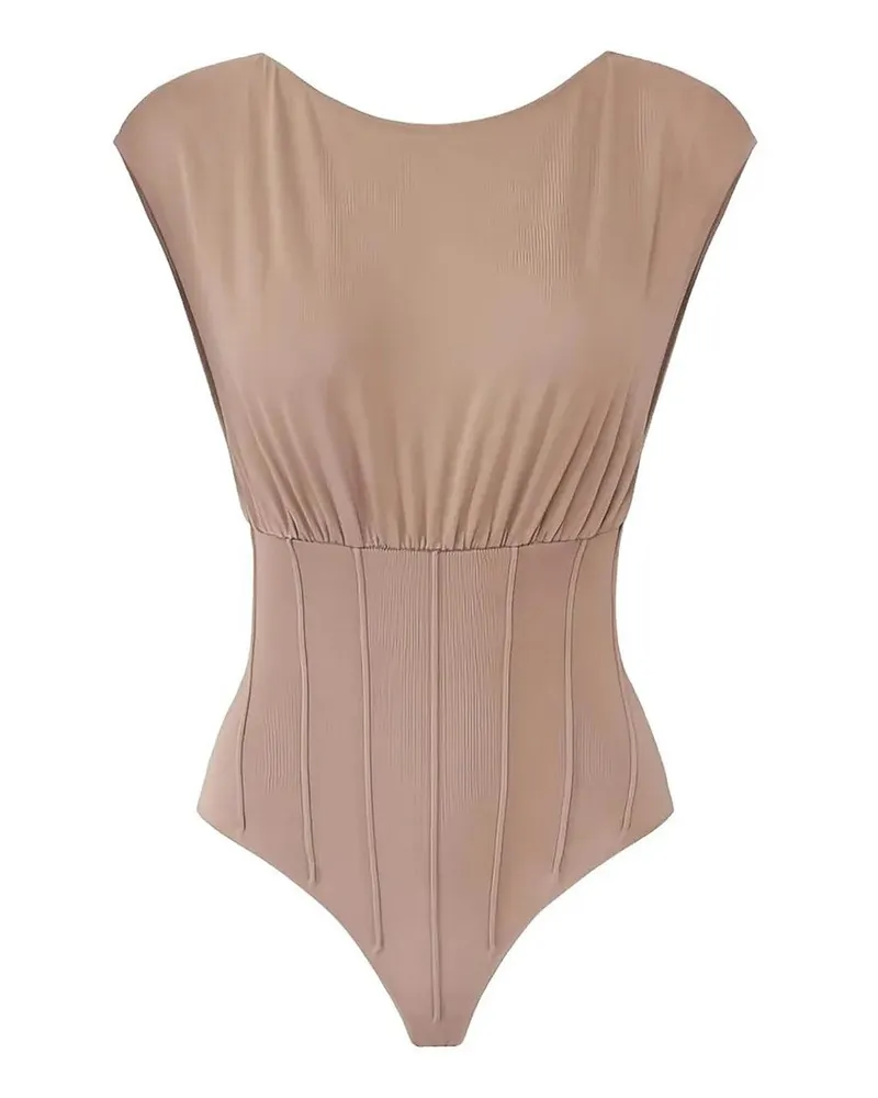 Elisabetta Franchi Top - Dunkelgrau Dunkelgrau