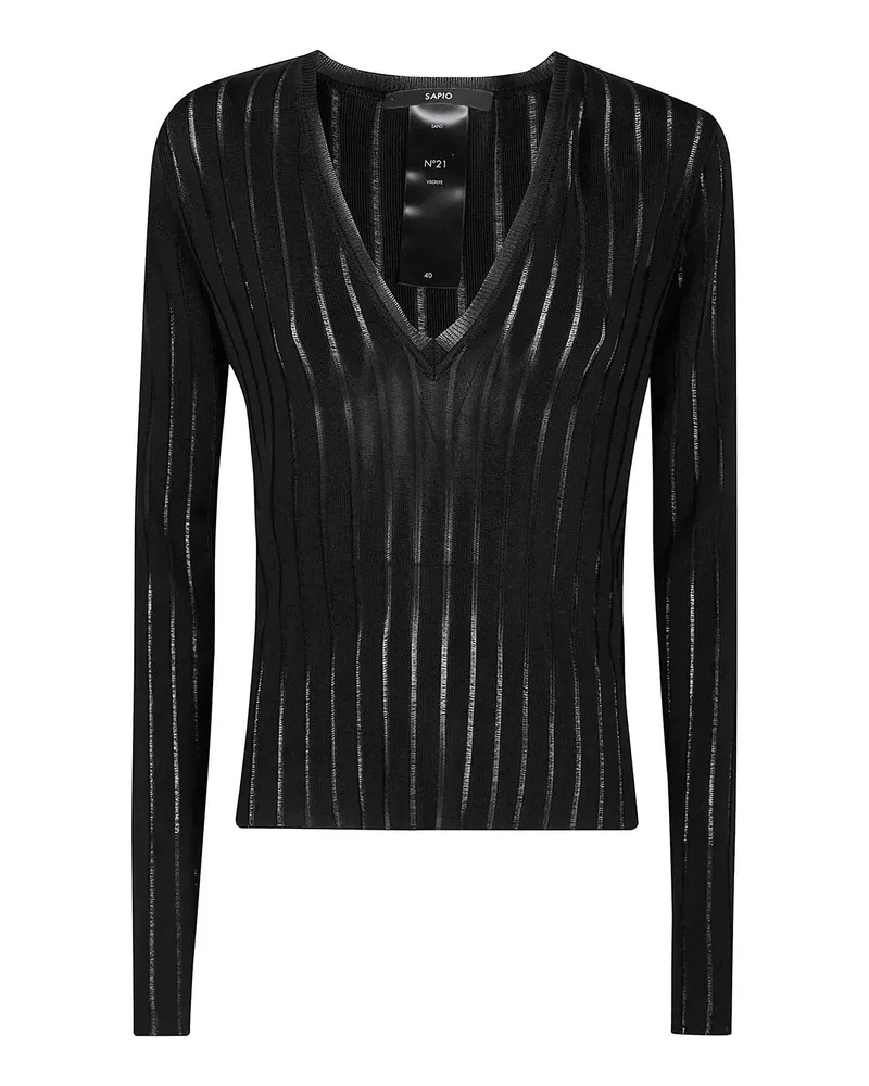 Sapio V-Pullover - Schwarz Schwarz