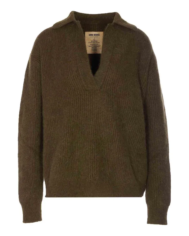 Uma Wang Poloshirt - Grün Grün