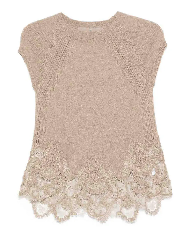 Ermanno Scervino Top - Beige Beige