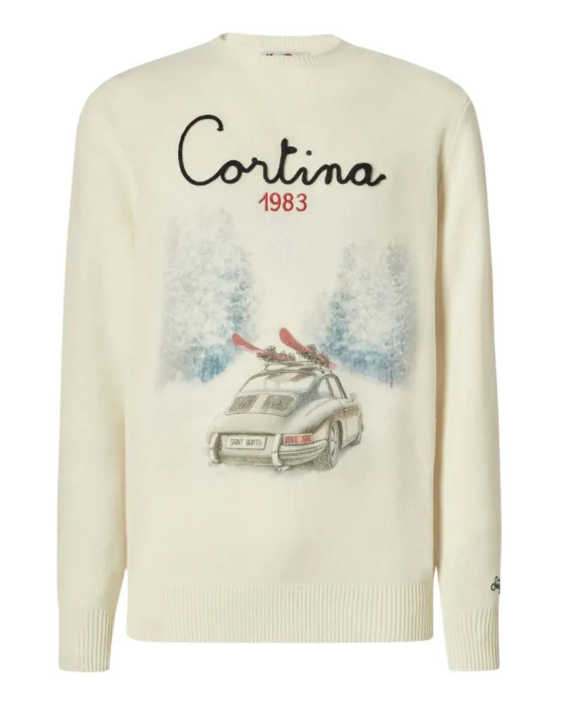 MC2 Saint Barth Rundhalspullover - Beige Beige