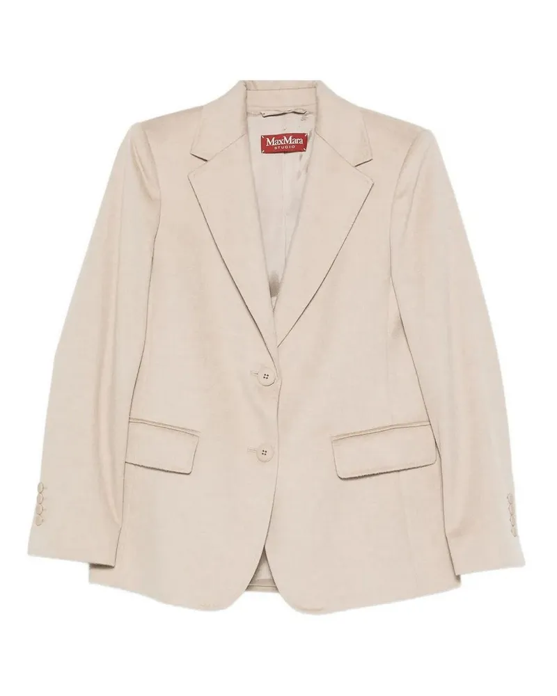 Max Mara Casualjacke - Weiß Weiß