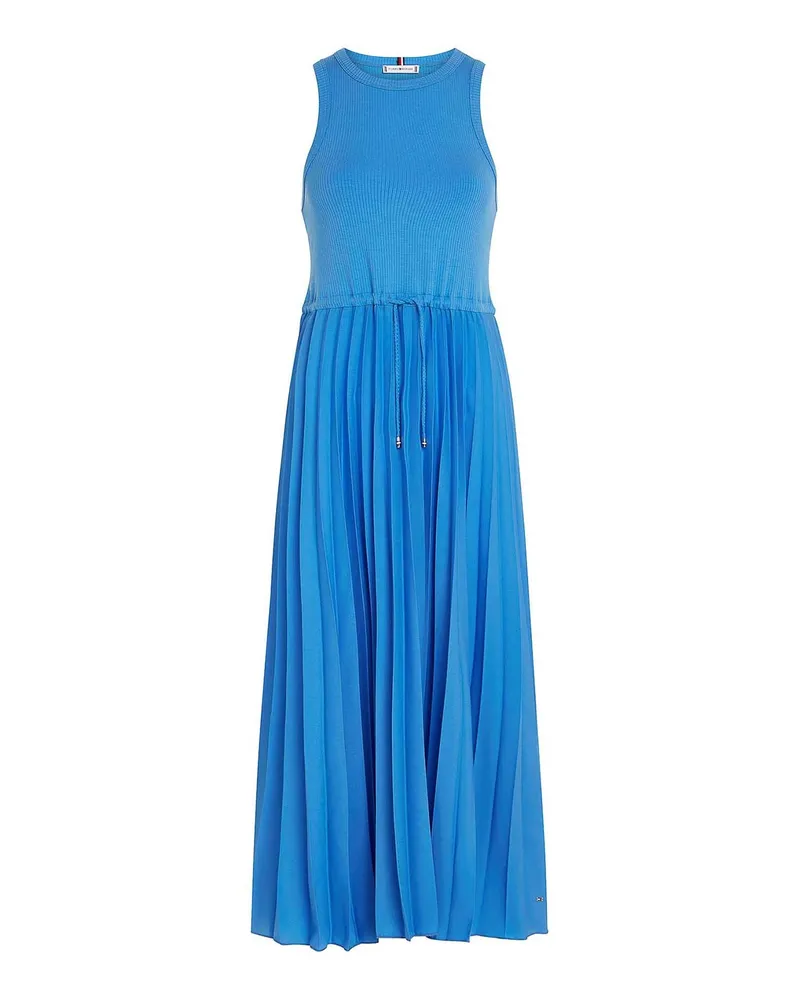 Tommy Hilfiger Knielanges Kleid - Blau Blau