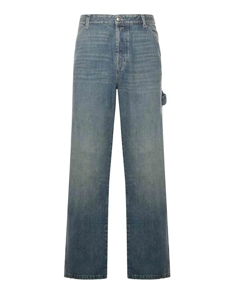 Diesel Straight Leg Jeans - Blau Blau