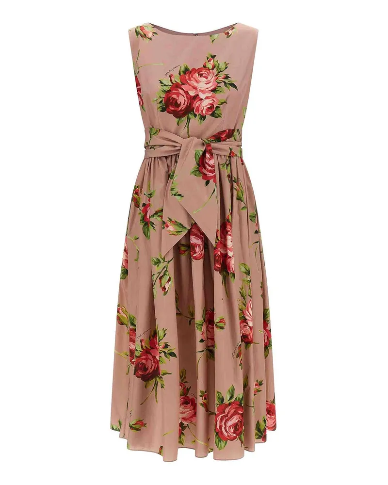 Dolce & Gabbana Knielanges Kleid - Nude Nude