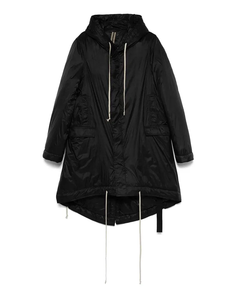 Rick Owens Parka - Schwarz Schwarz
