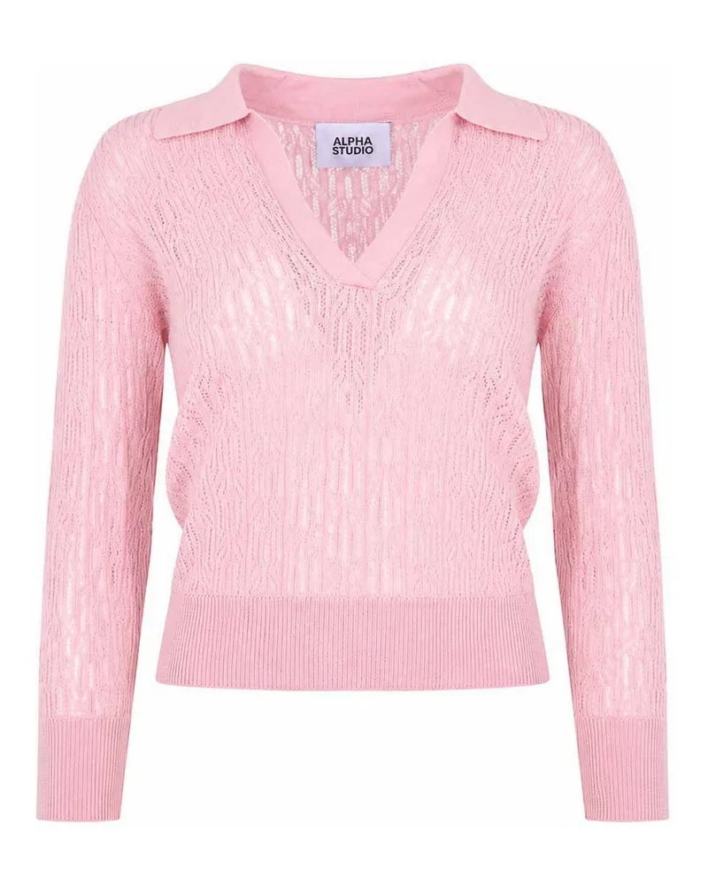 Alpha Studio Poloshirt - Rosa Rosa
