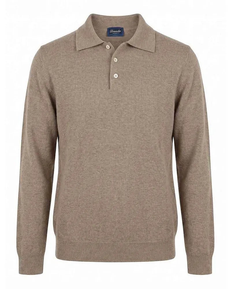 Drumohr  Poloshirt - Braun Braun