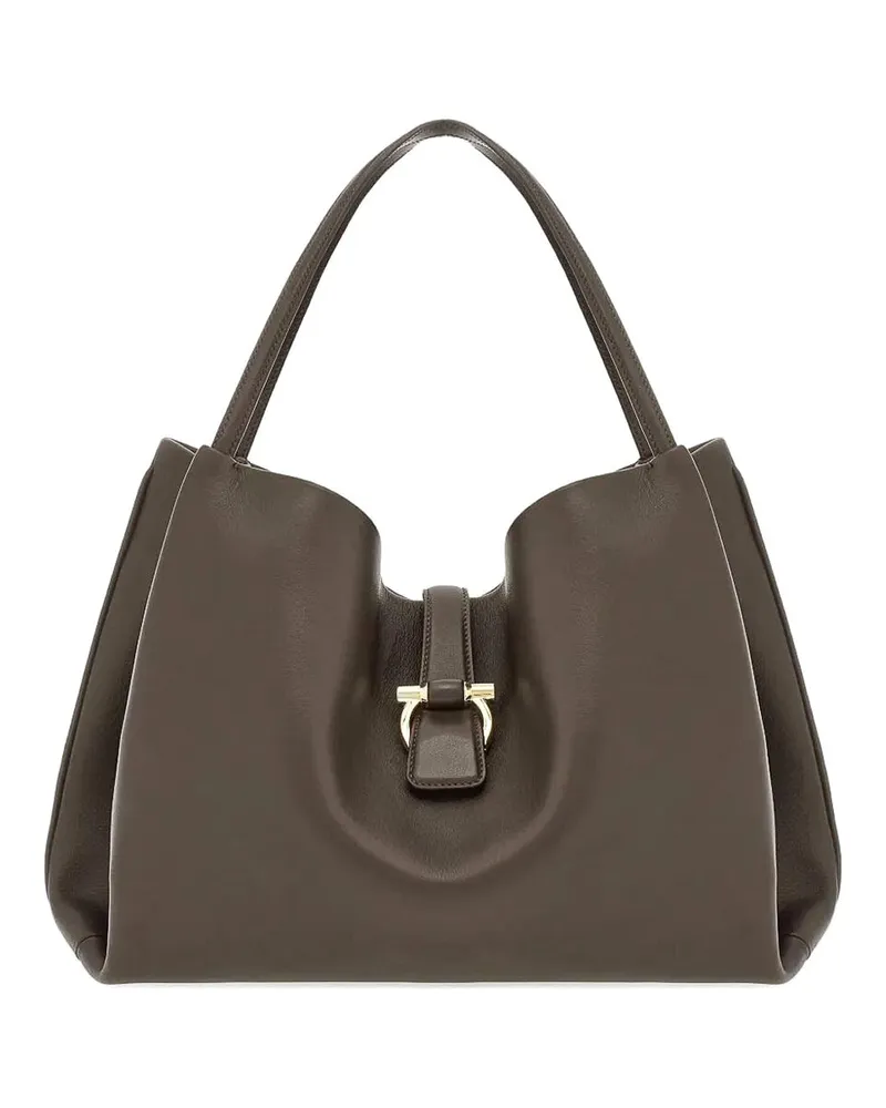 Ferragamo Shopper - Schwarz Schwarz