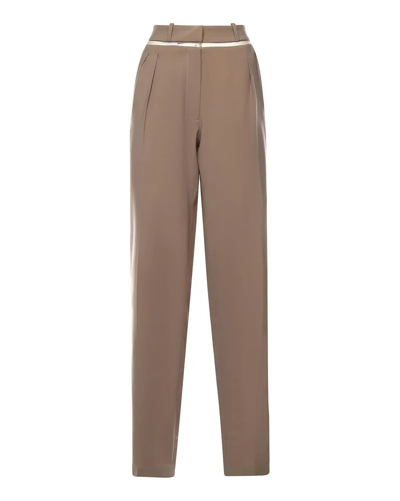 Nensi Dojaka Formale Hose - Grau Grau