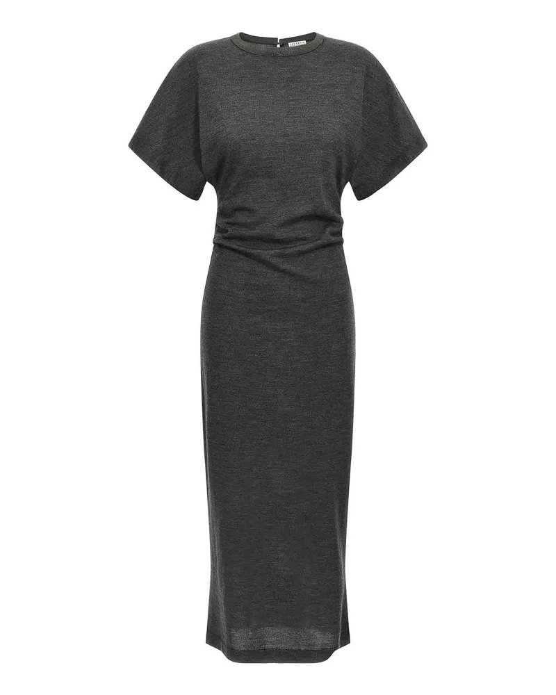 Brunello Cucinelli Knielanges Kleid - Grau Grau
