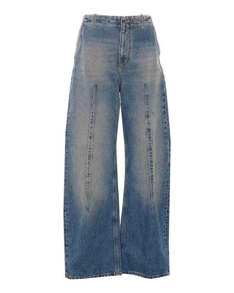 Maison Margiela Straight Leg Jeans - Blau Blau