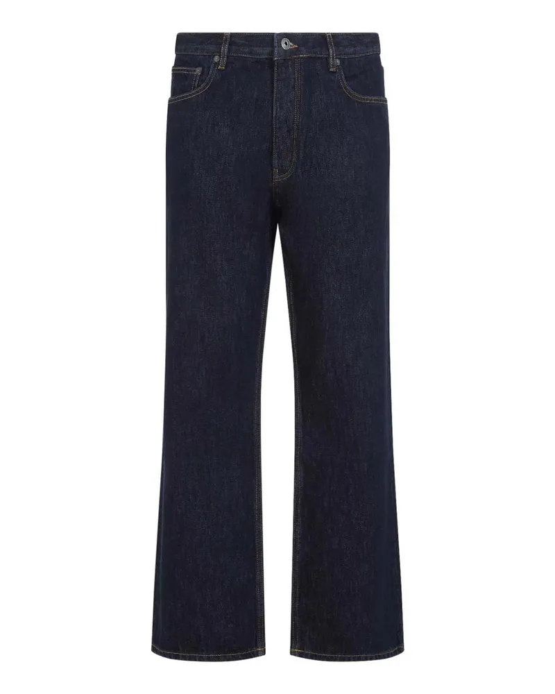 OFF-WHITE Straight Leg Jeans - Jeansblau Jeansblau