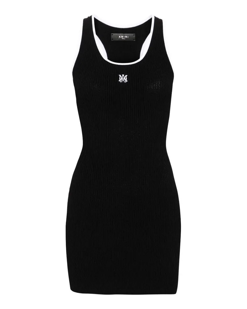 Amiri Kurzes Kleid - Schwarz Schwarz