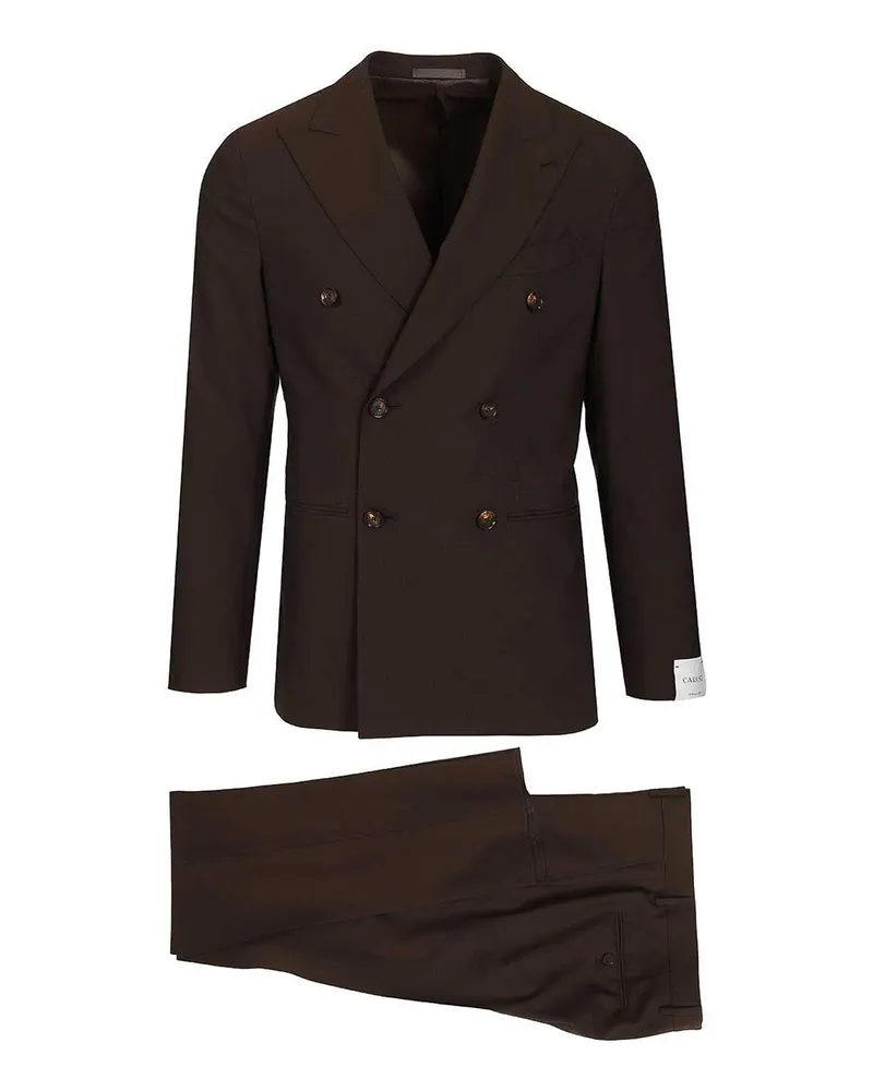 Caruso Eleganter Anzug - Braun Braun