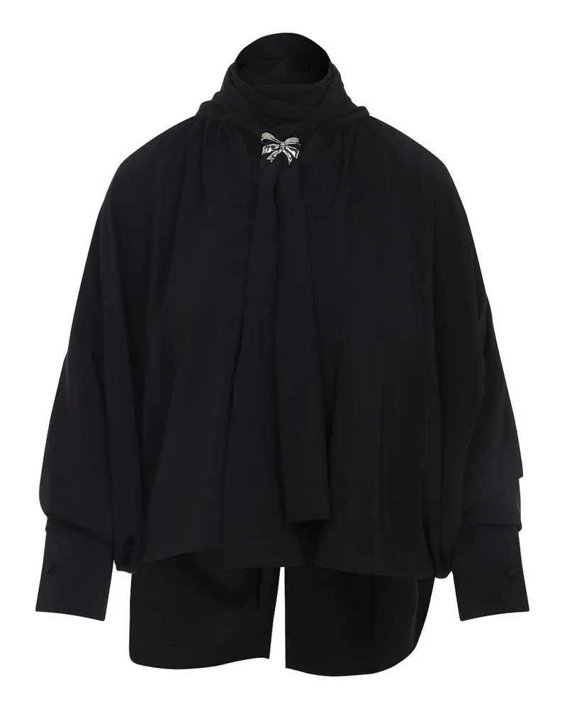 Max Mara Bluse - Schwarz Schwarz