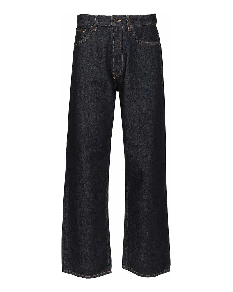 Emporio Armani Schlagjeans - Blau Blau