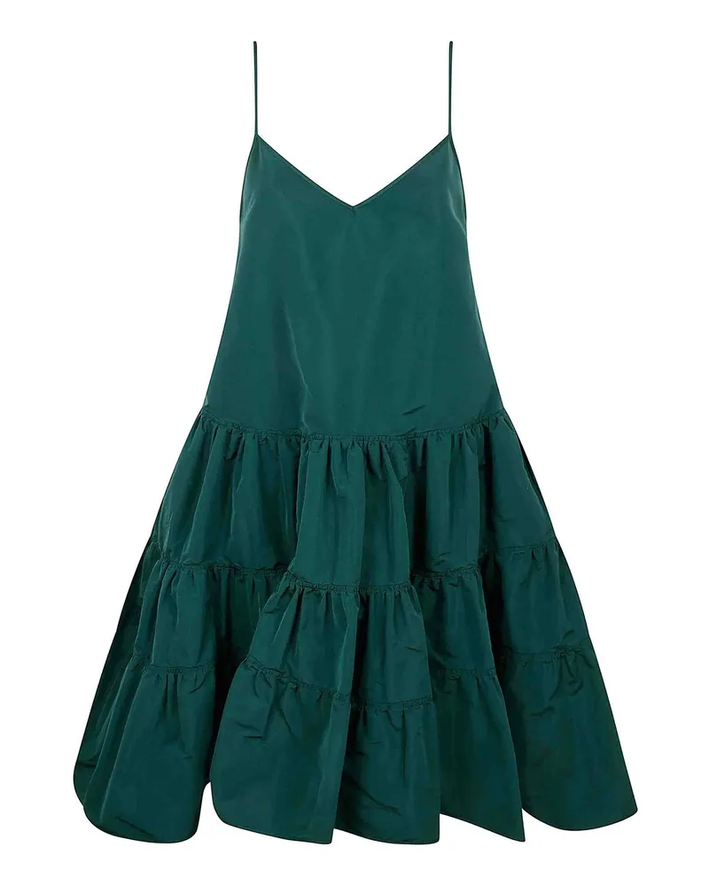 N° 21 Knielanges Kleid - Grün Grün