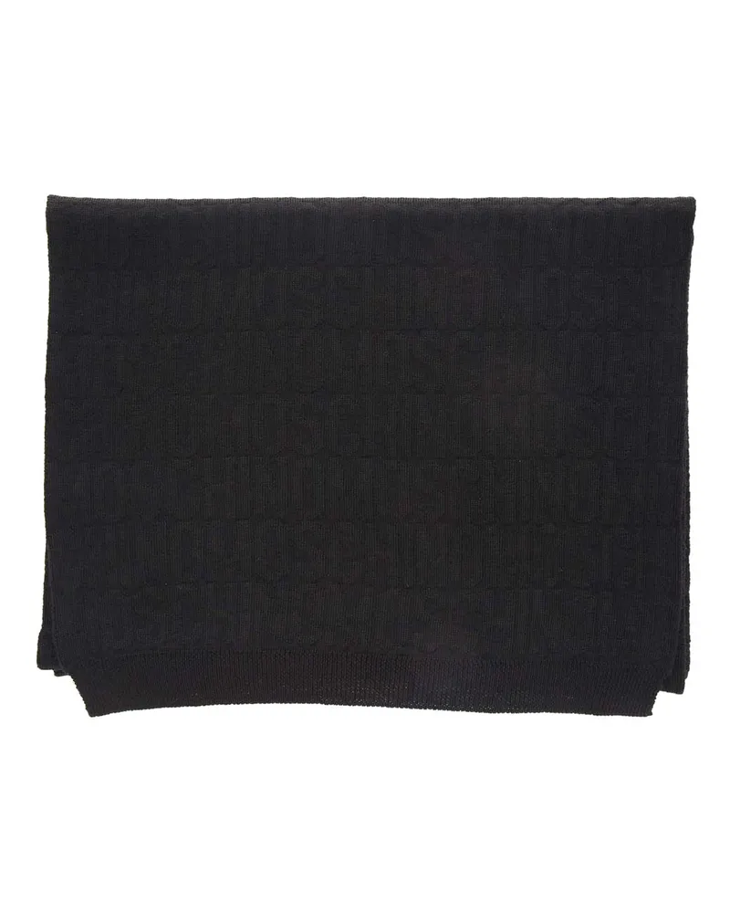 Moschino Schal - Schwarz Schwarz