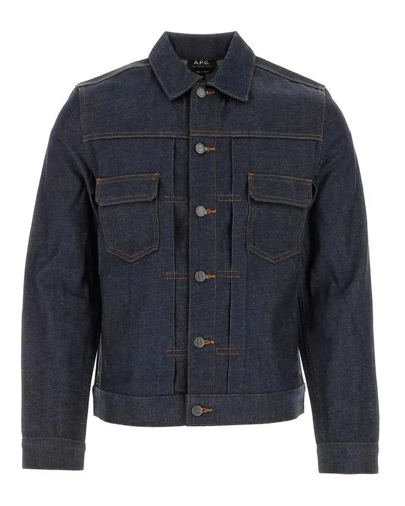 A.P.C. A. P.C. Jeansjacke - Blau Blau