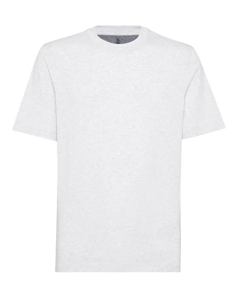 Brunello Cucinelli T-Shirt - Hellgrau Hellgrau