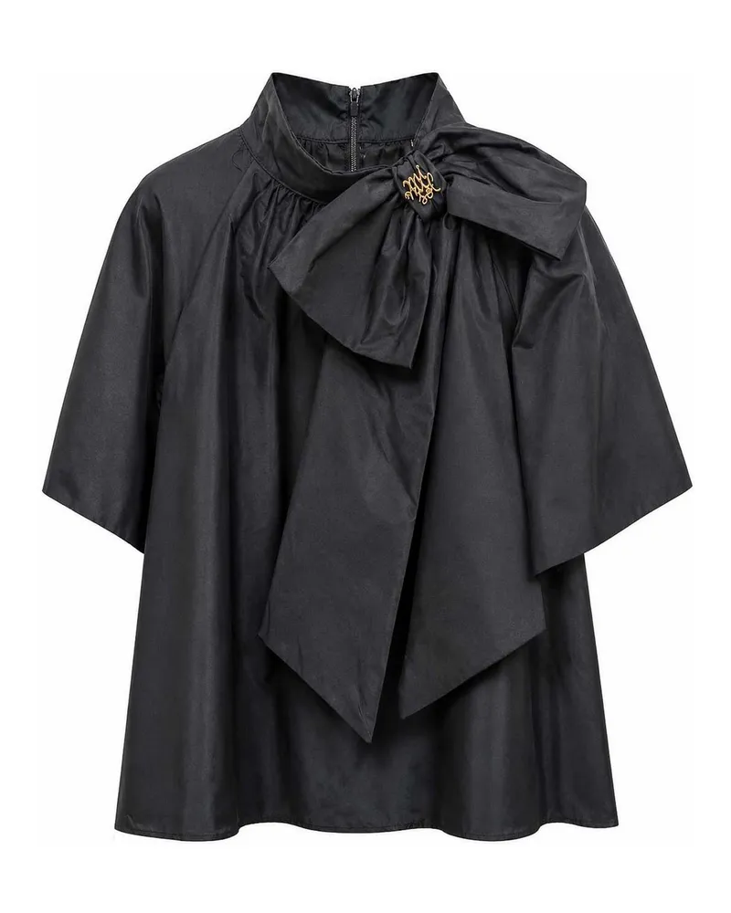 MIMISOL Knielanges Kleid - Schwarz Schwarz