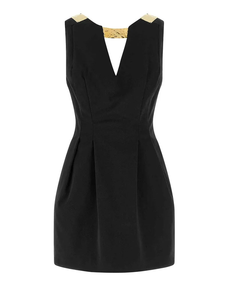Elisabetta Franchi Knielanges Kleid - Schwarz Schwarz
