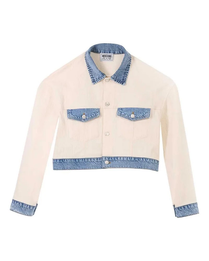Moschino Jeansjacke - Beige Beige