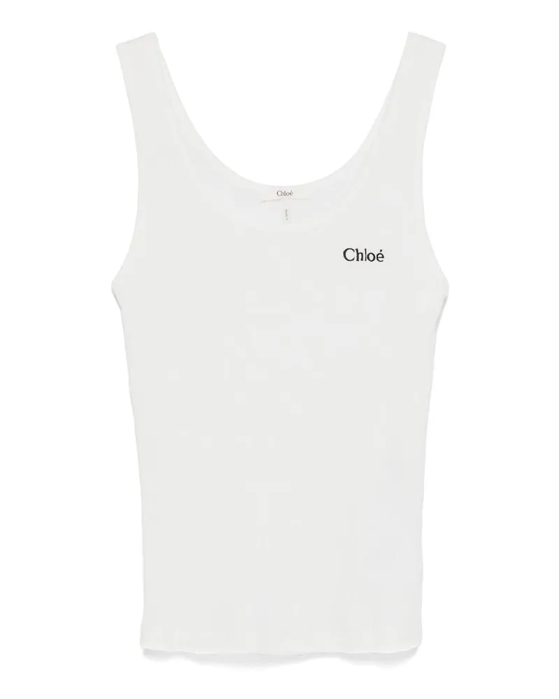 Chloé Top - Weiß Weiß