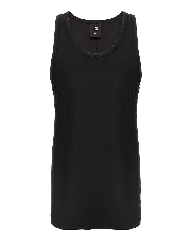 THOM KROM Top - Schwarz Schwarz