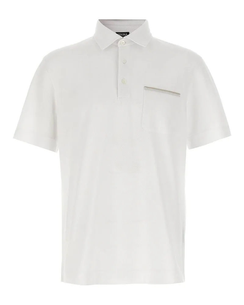 Ermenegildo Zegna Poloshirt - Weiß Weiß