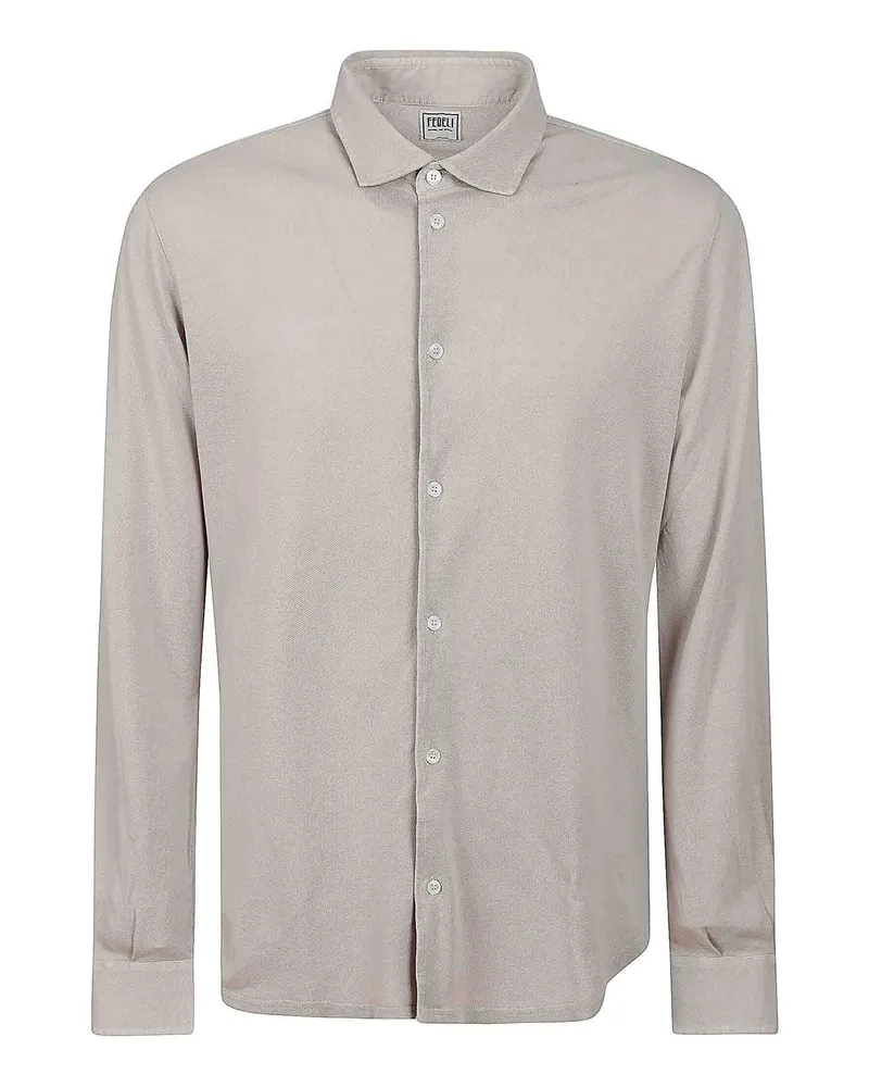 Fedeli Hemd - Taupe Taupe