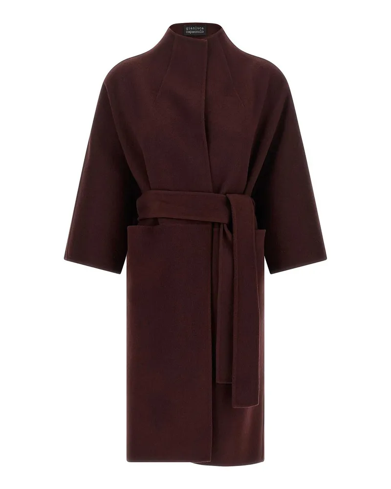 Gianluca Capannolo Trenchcoat - Bordeaux Dunkelrot