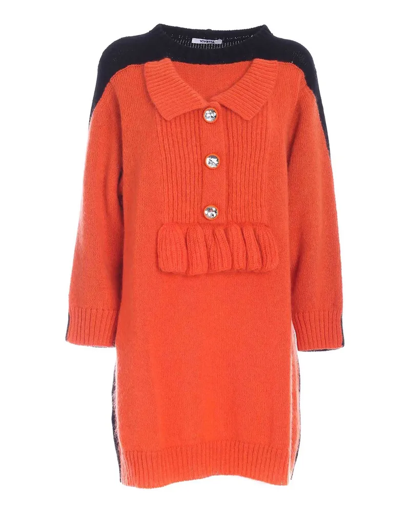 Vivetta Kurzes Kleid - Orange Orange