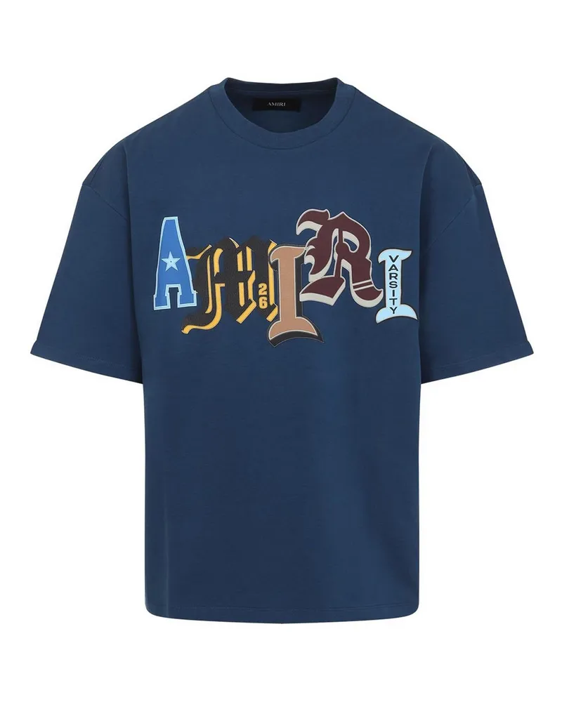 Amiri T-Shirt - Jeansblau Jeansblau