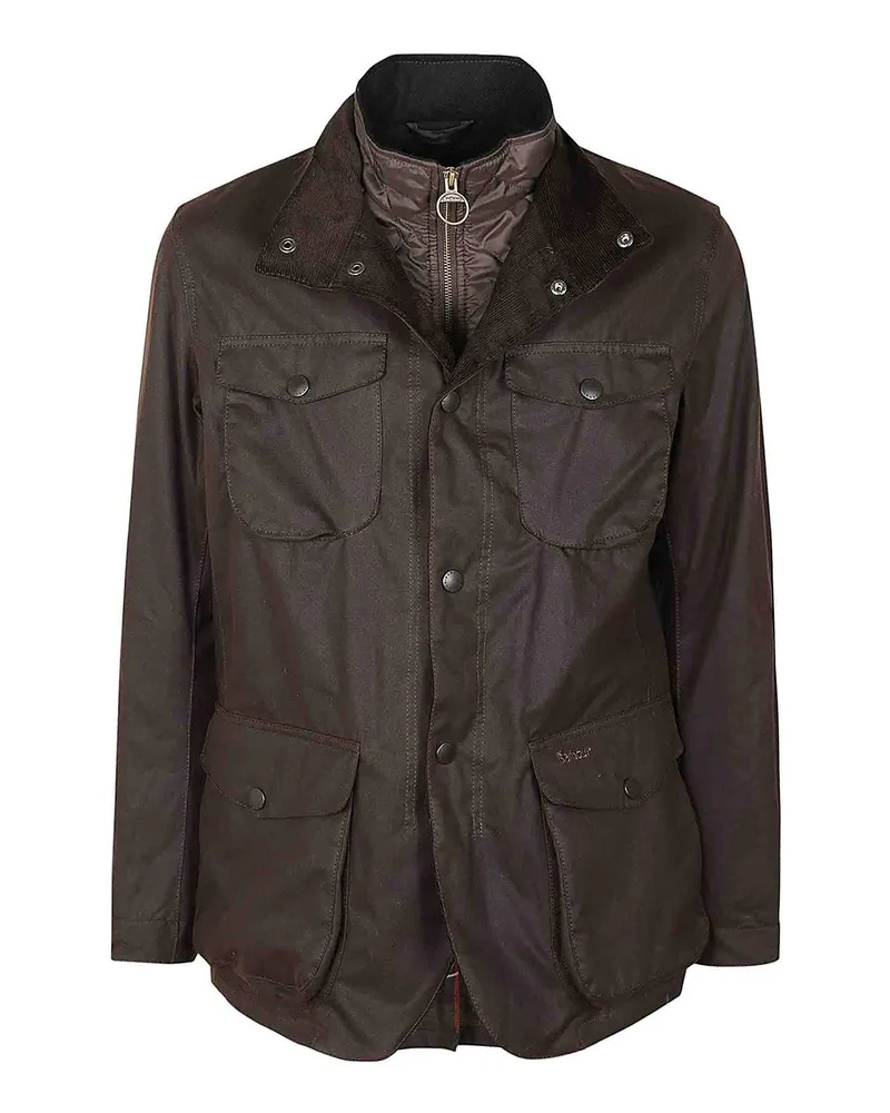 Barbour Casualjacke - Schwarz Braun