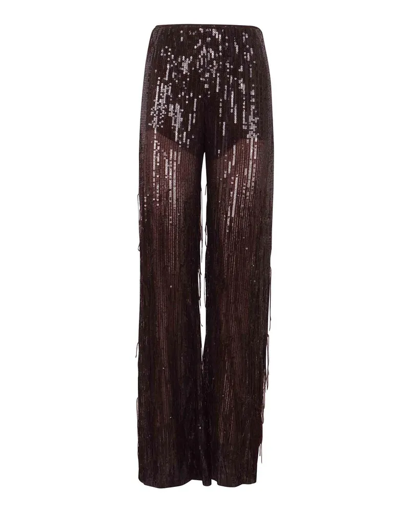Federica Tosi Casual Hose - Braun Braun