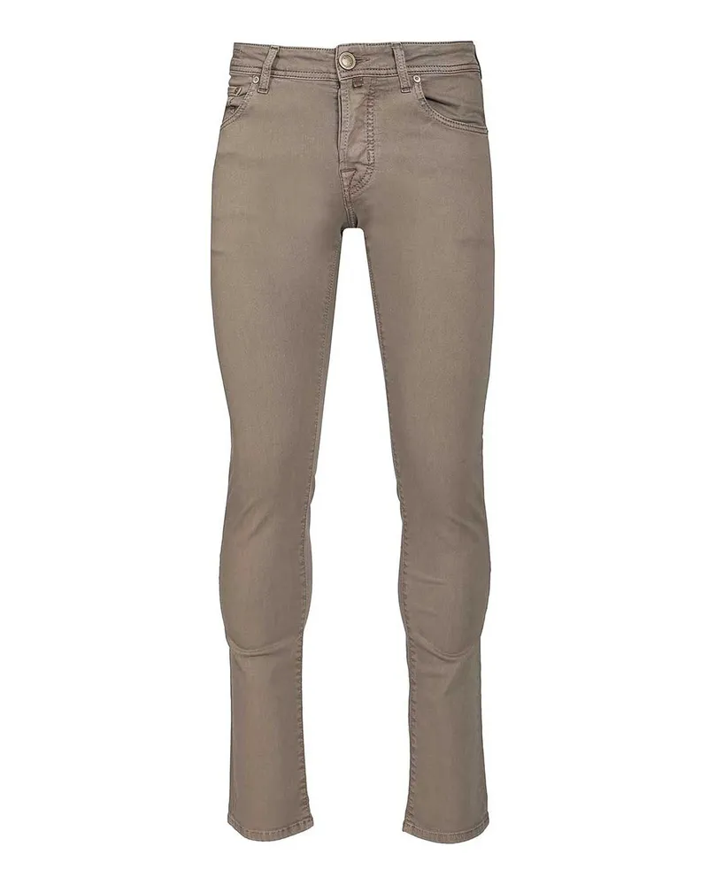 Jacob Cohën Straight Leg Jeans - Beige Beige