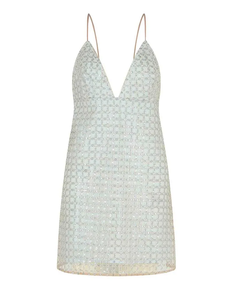 ROTATE Birger Christensen Knielanges Kleid - Beige Beige