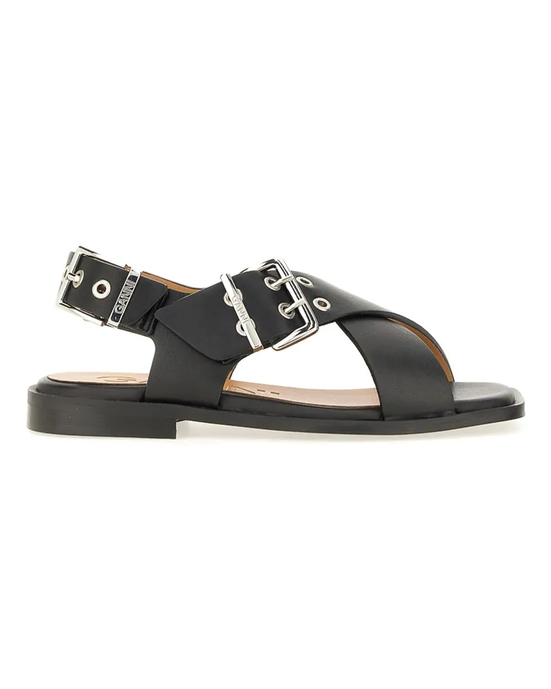 Ganni Sandalen - Schwarz Schwarz