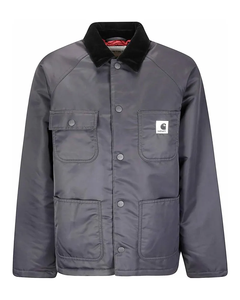 Carhartt WIP Knielanger Mantel - Schwarz Schwarz